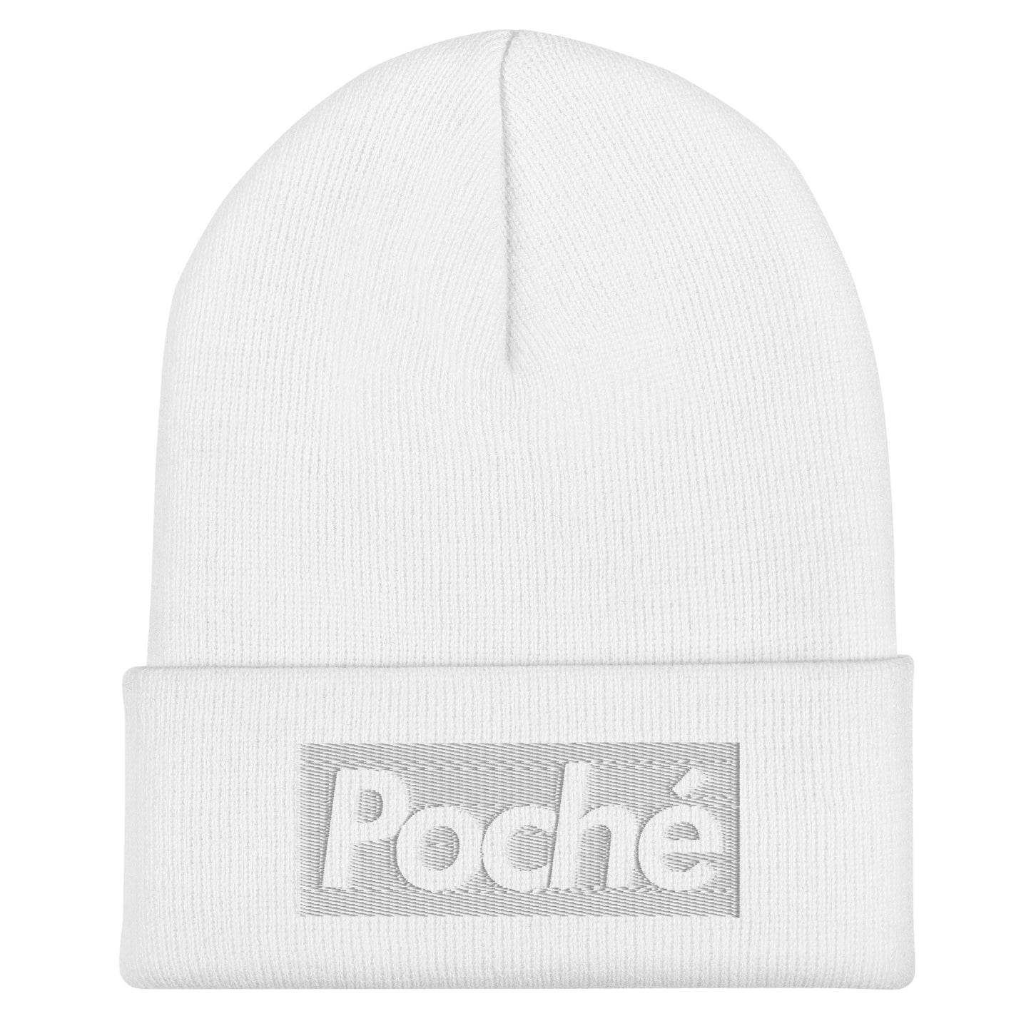 (White) POCHE - Beanie