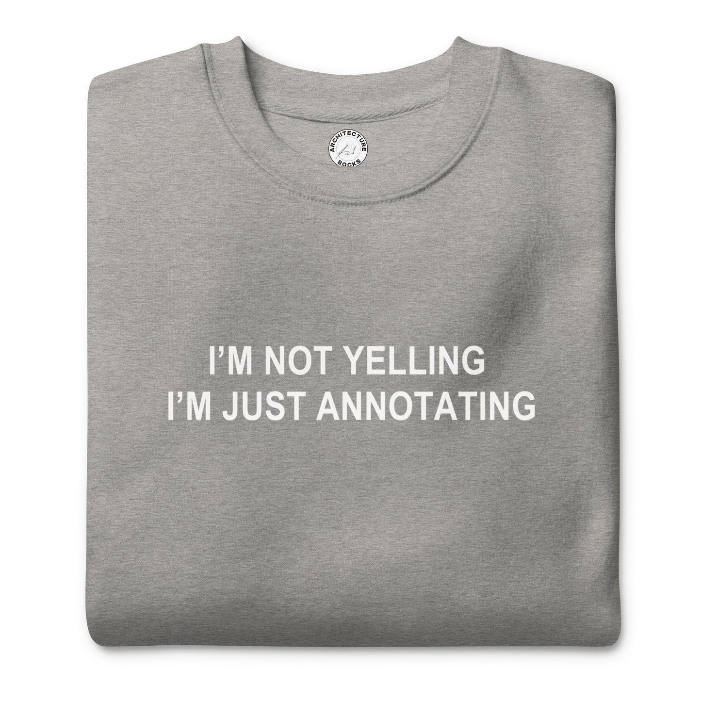 ANNOTATING - SWEATSHIRT