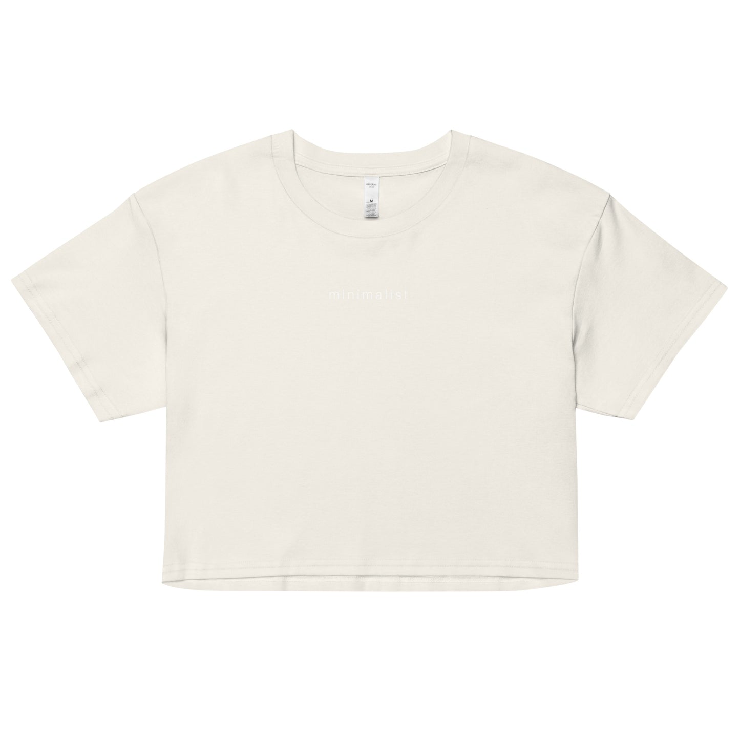 minimalist crop top