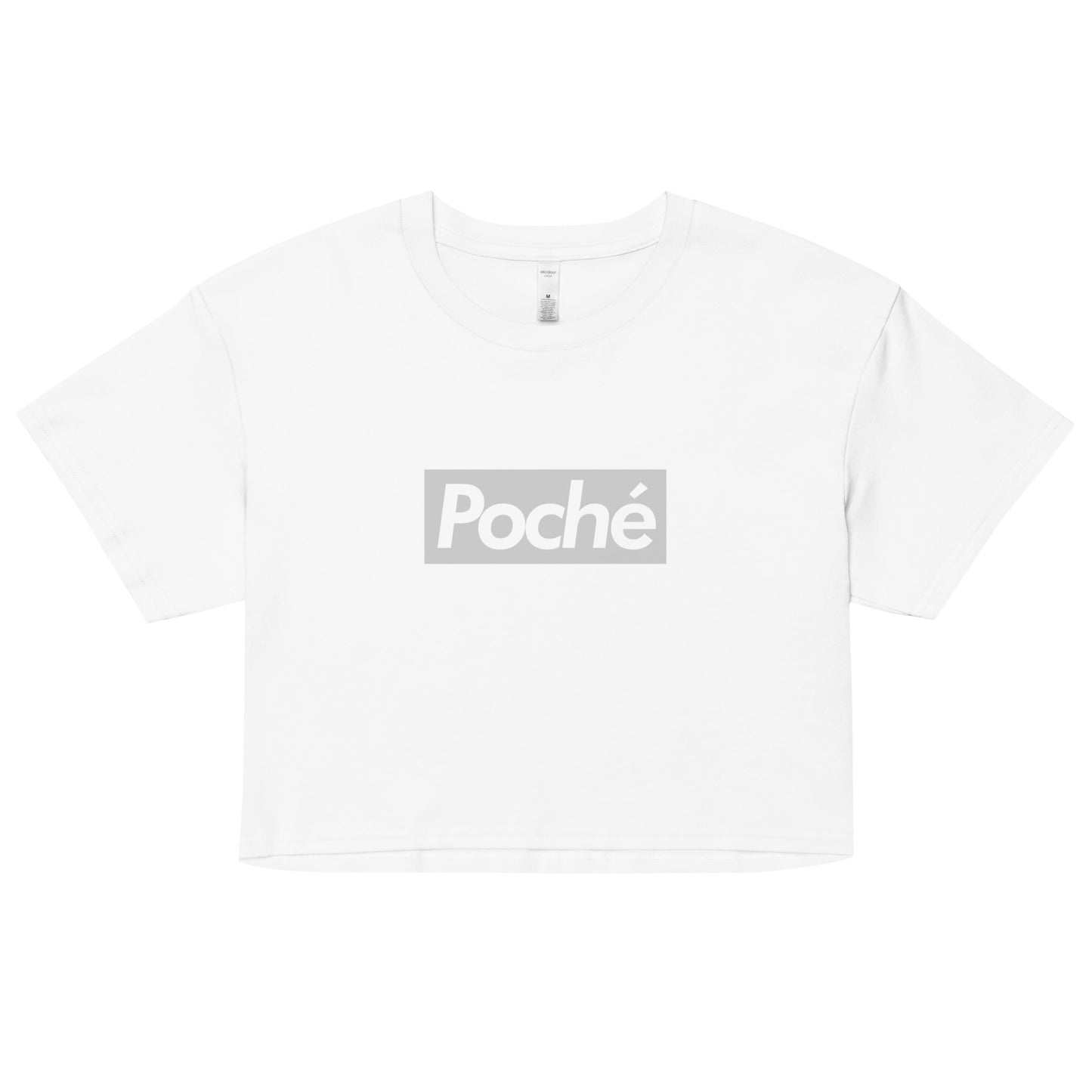 (Grey) POCHE - Crop Top